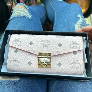 MCM Pink Clutch